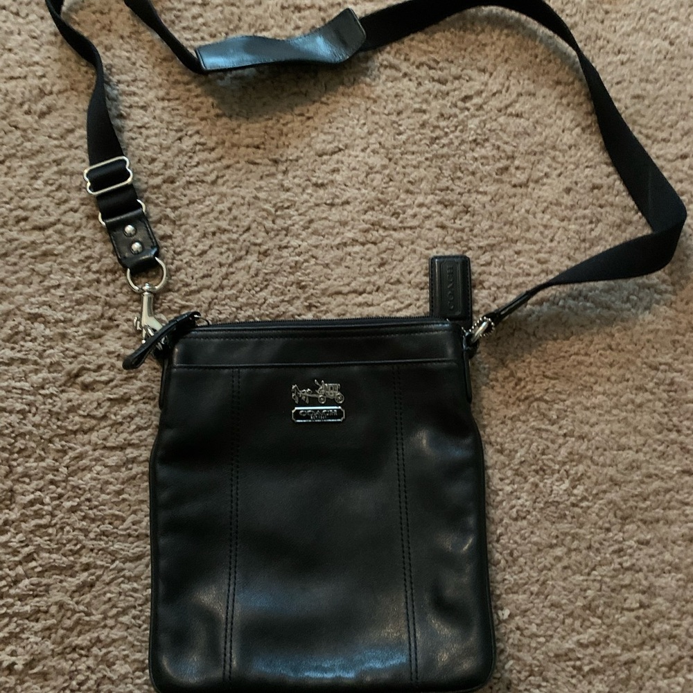 Black Coach Purse - Crossbody
